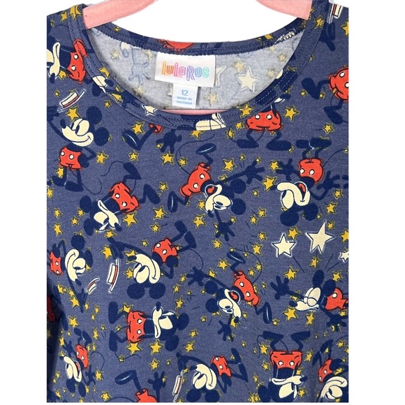 NWT Disney Mickey Mouse high low t-shirt, LuLaRoe Gracie - Picture 2 of 2